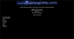 Desktop Screenshot of gunsmithingonly.com