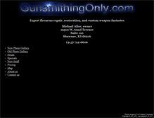 Tablet Screenshot of gunsmithingonly.com